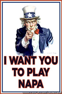 I want you to play NAPA